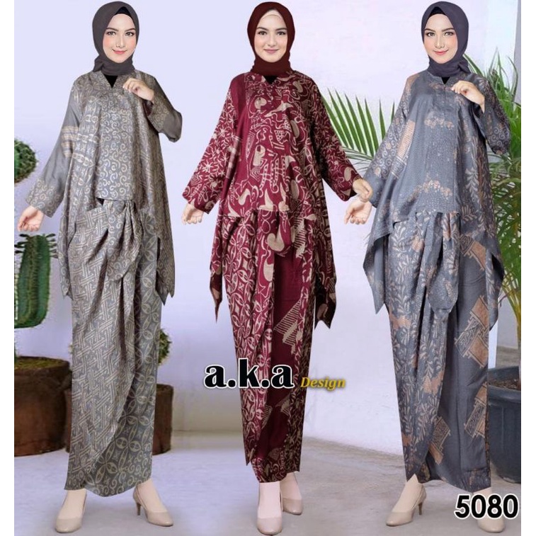 stelan batik wanita viscose semi sutra || stelan rok batik wanita premium || batik || stelan batik p