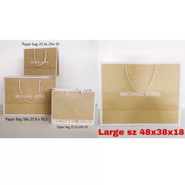 

PAPER BAG AN BOX MICHAEL KORS ORIGINAL