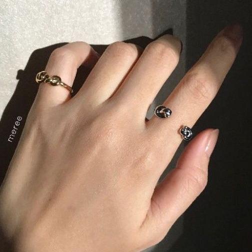 New Promote Meree - Amory Double Knot Ring Cincin Wanita Unisex