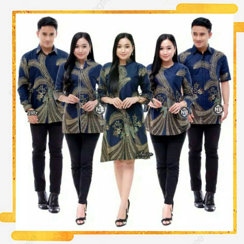 Maura Couple - Sania Ruffle Batik Couple ori Ndoro jowi DNT Garansi Termurah Shopee - Couple Aulia