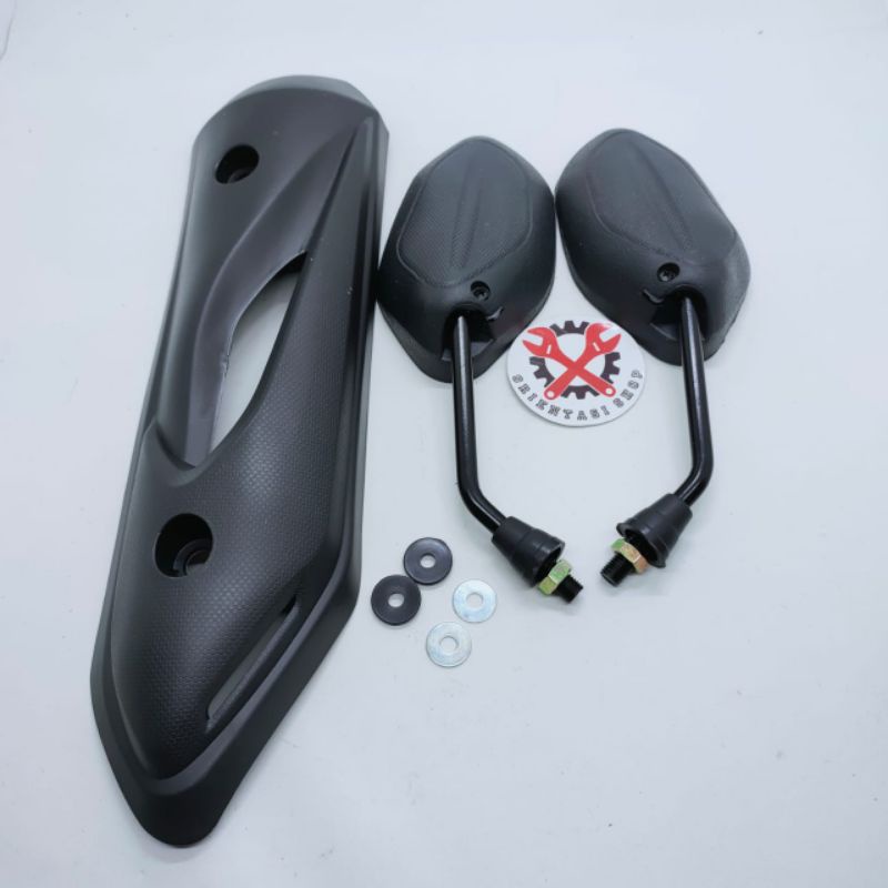 cover knalpot/tameng+ spion beat standar Universal beat scoopy