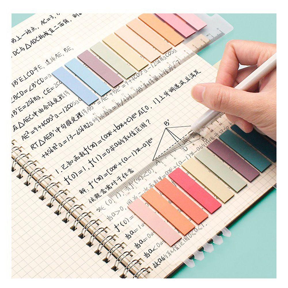 AUGUSTINA Stiker Index Warna-Warni Alat Tulis Kreativitas Pagination Label DIY Scrapbooking Bookmark Memo Stickers To Do List Note Post Key Points