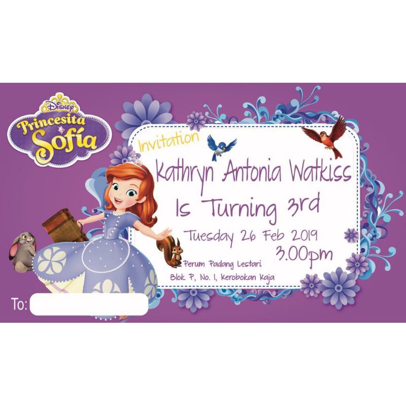 Jasa Desain Undangan Ulang Tahun Anak