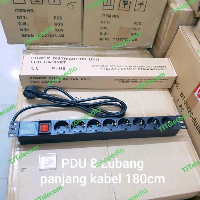 PDU rack server 8 lubang
