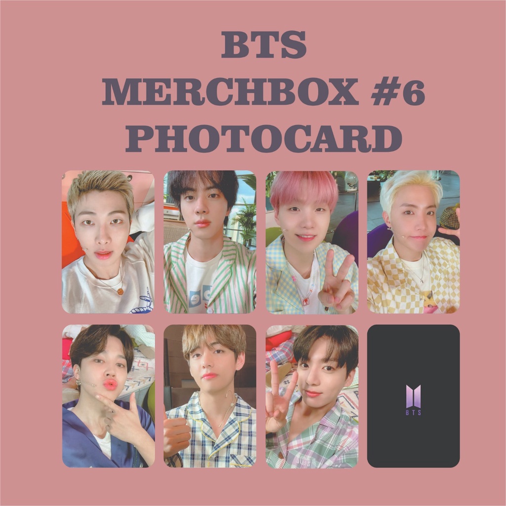 BTS MERCH BOX #6 PHOTOCARD