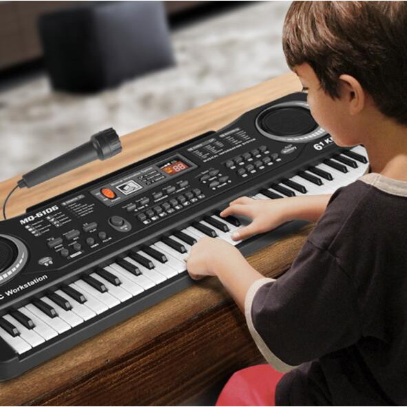 Piano Digital Electronic Keyboard 61 Keys Alat Musik Mainan Anak