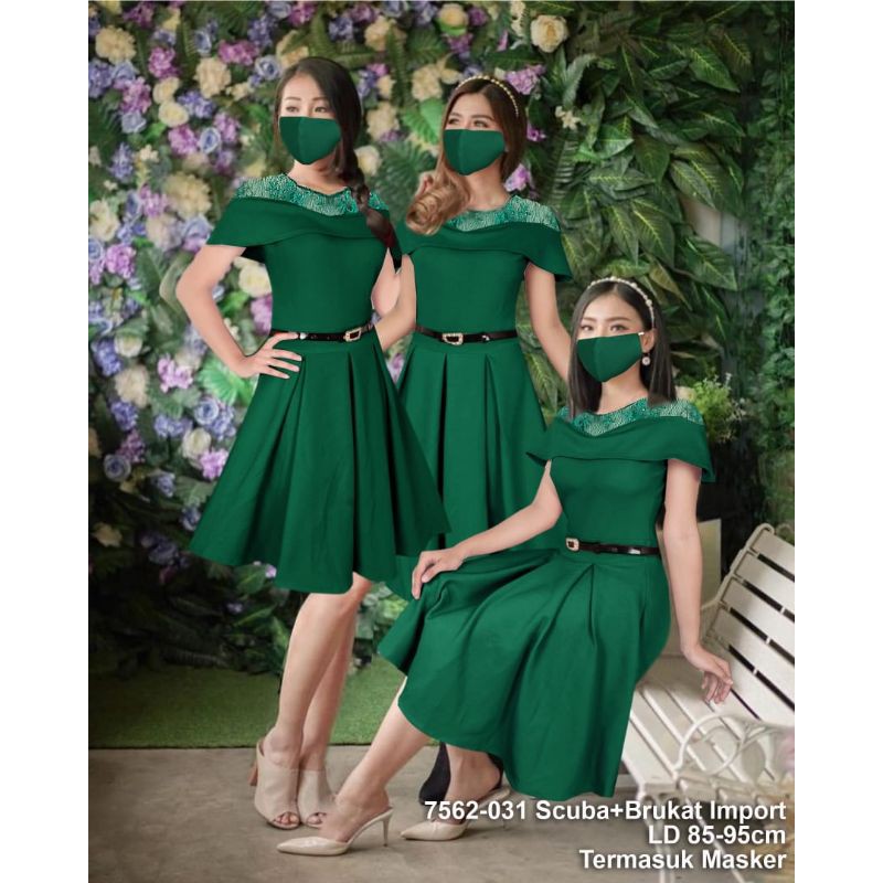 Dress Natal Model sayap