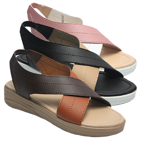 Dr. Kevin Sepatu Sandal Treples Wanita tali belakang Flat Sandal 571-550