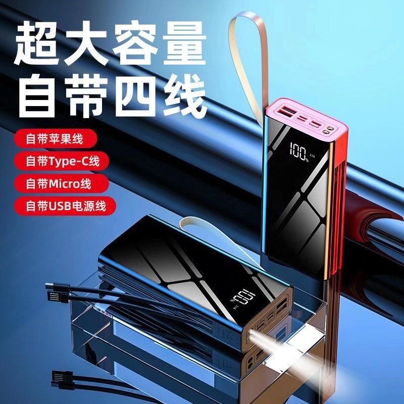 Big PowerBank 10.000 mAh Fast Charging Li-ion Polymer Battery Ada Standing Untuk Hape