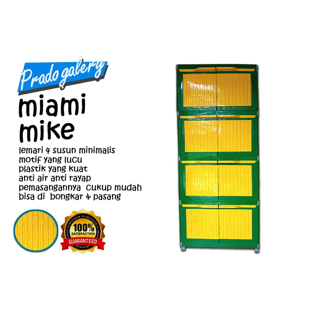 LEMARI LEMARI PLASTIK LEMARI MIAMI MIKE MURAH