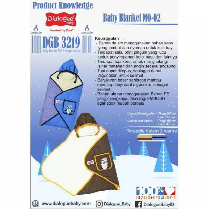 DIALOGUE BABY selimut bayi