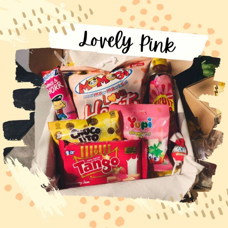 

Snack Hampers By Moodlifter.id Variant Lovely Pink