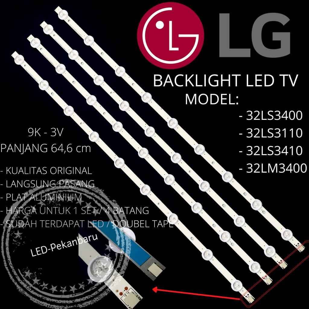 BACKLIGHT LED TV LG 32LS3400 32LS3110 32LS3410 32LM3400 LAMPU BL