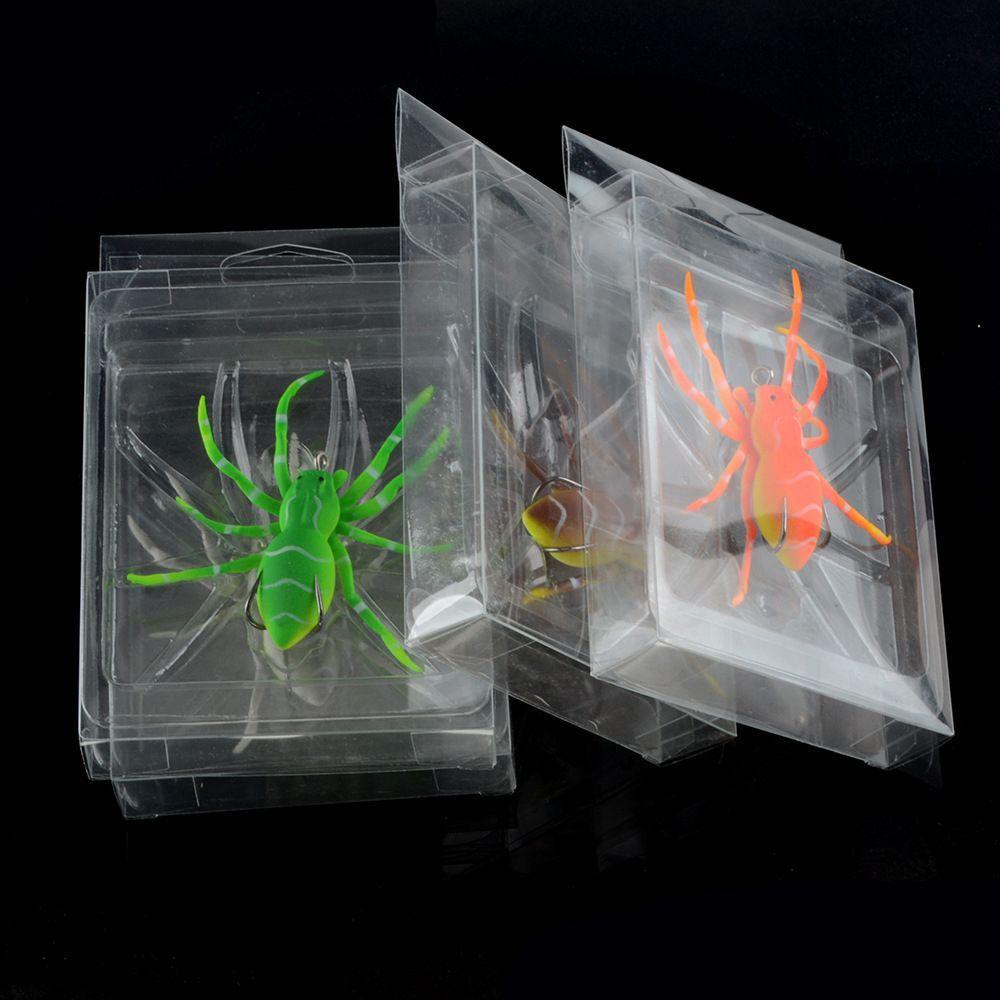 TOP Spider Soft Bait Panas Baru Buatan Portabel 8cm 7g Desain Realistis Umpan Bass
