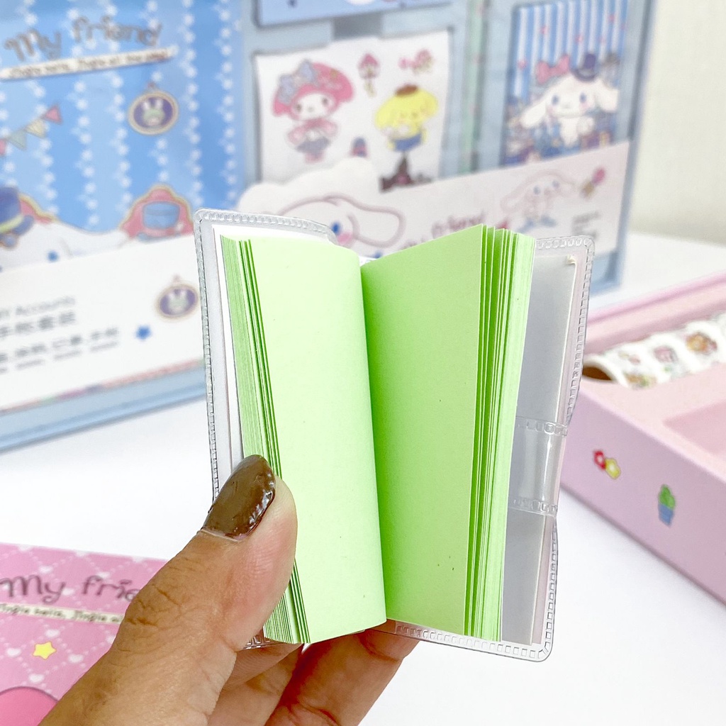 

Promo SET JURNAL 7 IN 1 MOTIF SANRIO CINNAMOROLL PINK MY MELODY JURNAL / JOURNAL BOOK NOTEBOOK DIARY