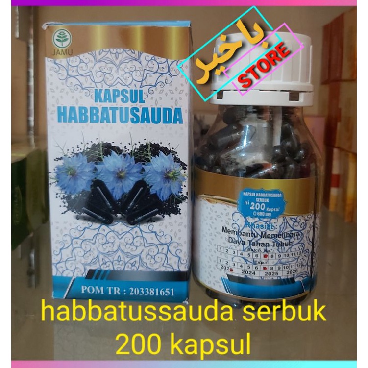 habbatussauda serbuk asy syifa 200 kapsul