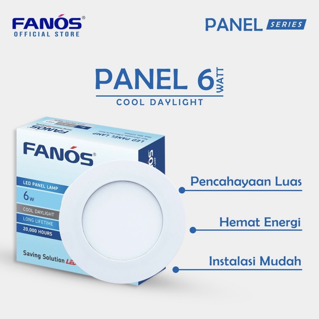 FANOS DOWNLIGHT LED PANEL 6W 12W 18W