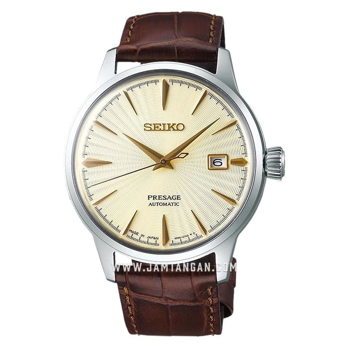 Seiko Presage SRPC99J1 Cocktail Golden Champagne Automatic Light Gold