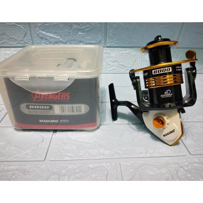 TERMURAH Reel Maguro Avenger 6000 5 Ball Bearing