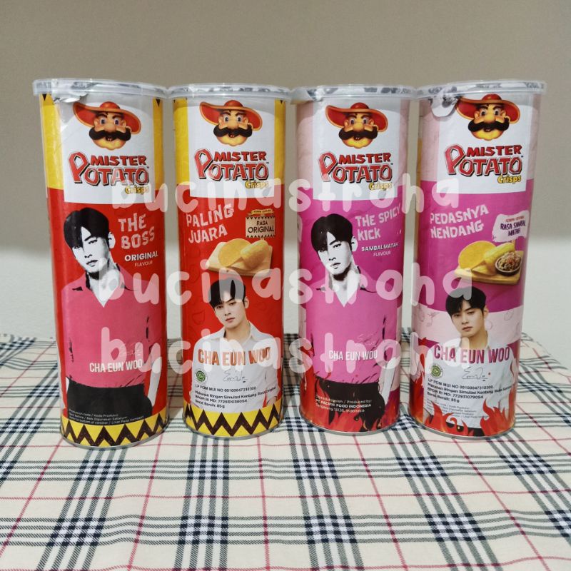 Mister Potato Cha Eunwoo Special Edition Original Sambel Matah Eun Woo