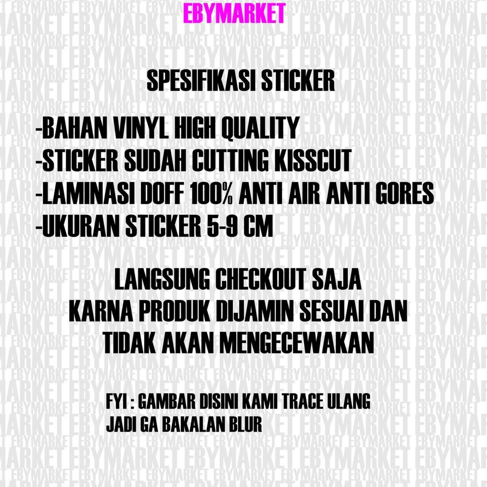 

Ready Stock /57j>< STICKER BRAND MATERNAL DISASTER
