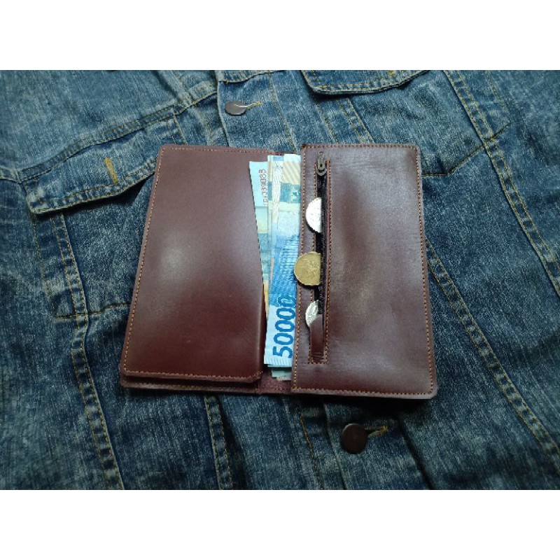 Dompet Panjang Full Kulit Sapi Asli