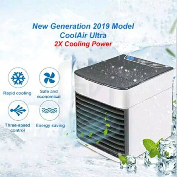 Arctic Air Ultra 2X Power Kipas Mini AC Cooler Portable Anti Bocor - Pendingin Ruangan Portable