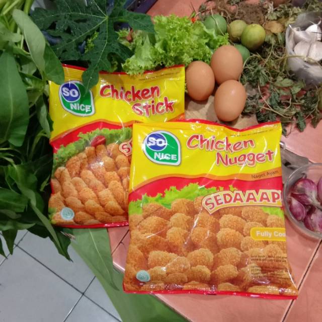 

Nugget Ayam Chicken Nugget plus Stick Nugget murah
