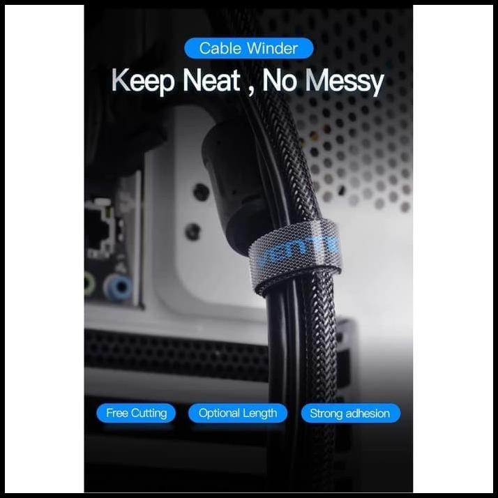 

Vention Kaa 3M Kabel Winder Nylon Blended Clip Earphone Holder Cord