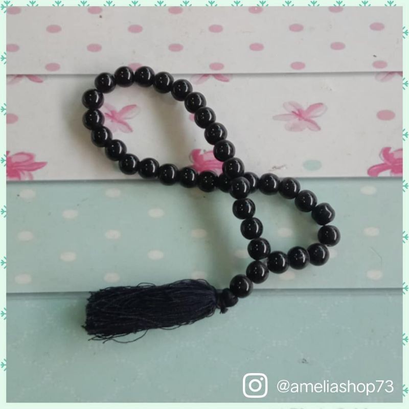 Tasbih Batu Black Onyx 33