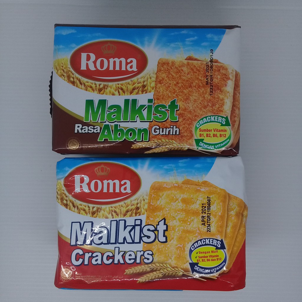 

ROMA MALKIST RASA ABON GURIH / ROMA MALKIST CRACKERS 135 gram