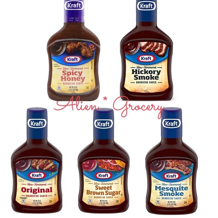 

LT8 KRAFT Barbeque Sauce Hickory Mesquite Smoke Spicy Honey Original Sweet Brown Sugar 510gr AEMurah V ♪ (Kirim Sekarang)