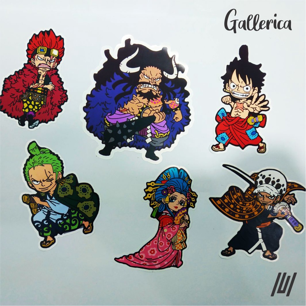 

STIKER SET COLLECTION ONE PIECE v.1 - GALLERICA STICKER