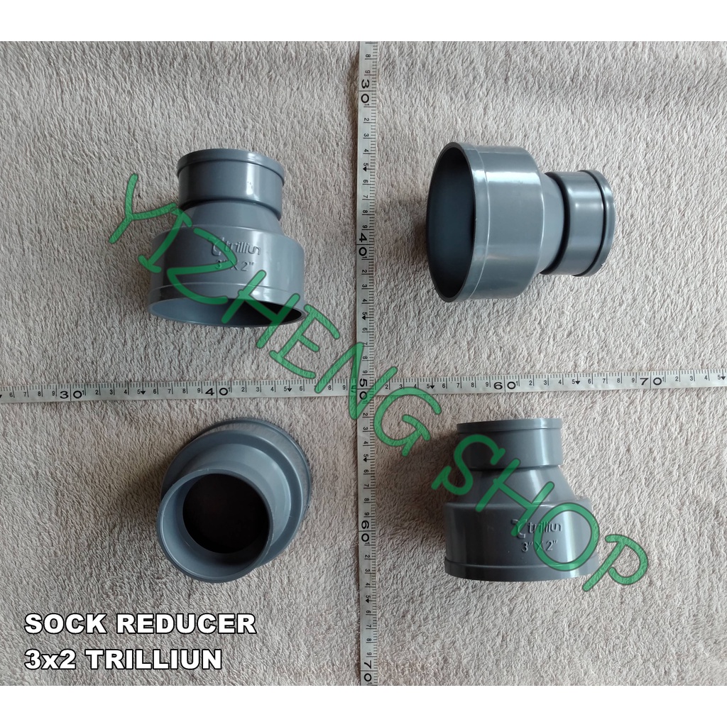 SOCK REDUCER PVC 3X2 TRILLIUN