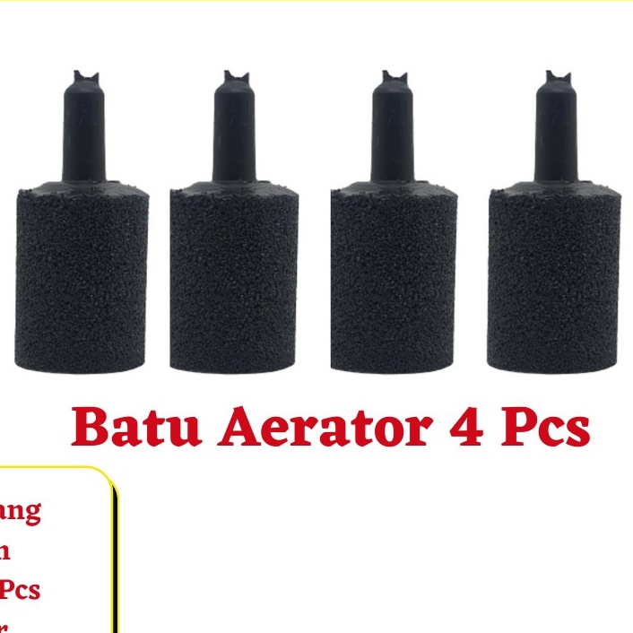 PAKET LENGKAP AERATOR 2 LUBANG CABANG 4 AQUASCAPE AQUARIUM KOLAM Gelembung Udara Aquarium Airator Airrator