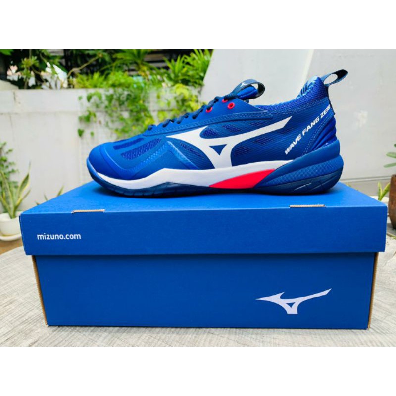 SEPATU BADMINTON MIZUNO WAVE FANG ZERO BLUE SEPATU MIZUNO WAVE FANG ZERO BLUE
