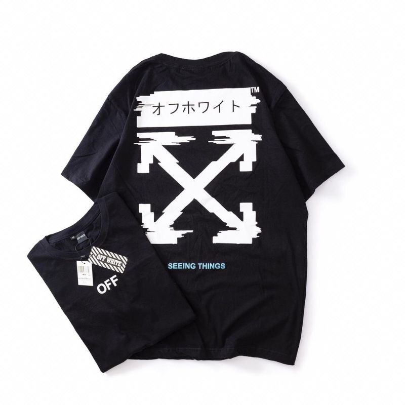kaos off white Arrow temperatur'e mirror original// dimasrino956 shop