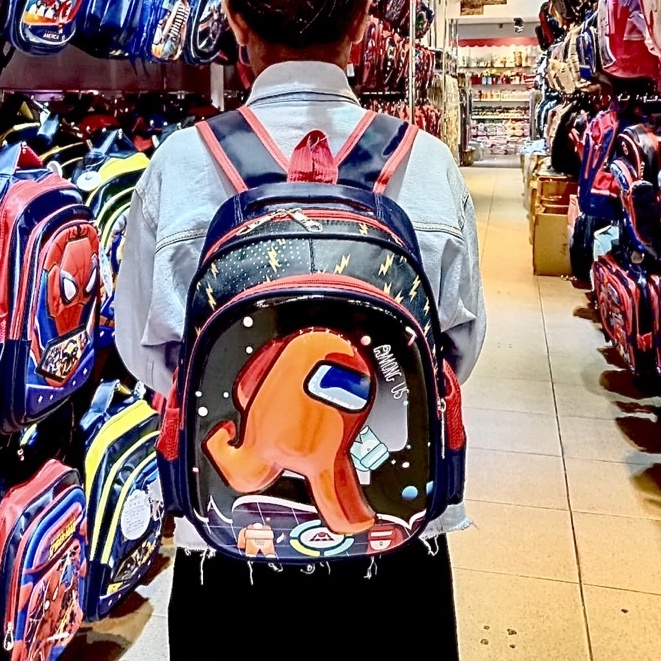 NEW TAS RANSEL ANAK SEKOLAH CEWEK COWOK IMPORT UNTUK ANAK PAUD 00220-00225