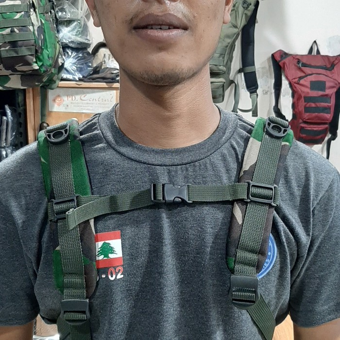 AM Tas loreng tni/tas punggung sepeda