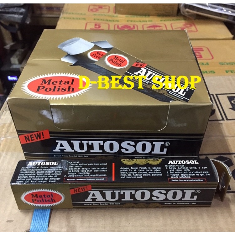 Autosol polish pembersih logam kuningan dan stainless - 50gr