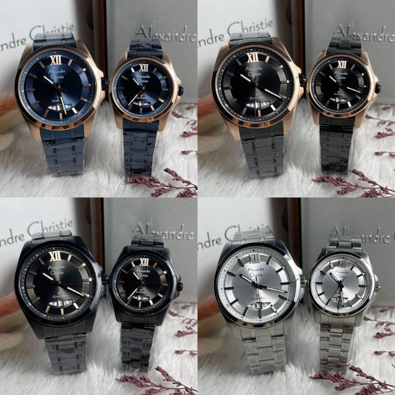 ORIGINAL Jam Tangan Pria &amp; Wanita Alexandre Christie AC 8659 ORIGINAL