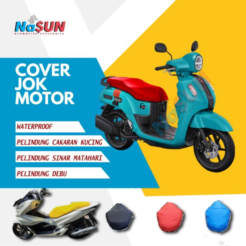 Sarung Jok Motor Cover Jok Nmax Vespa Pcx Beat Vario 160 Vario 150 Scoopy Yamaha Fazzio Aerox Supra 125  Honda Pcx Lexi