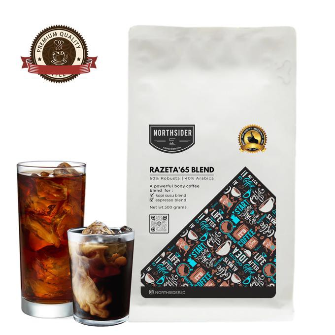 

BIJI KOPI SUSU RAZETA'65 BLEND - 500GR NORTHSIDER COFFEE - BIJI KOPI