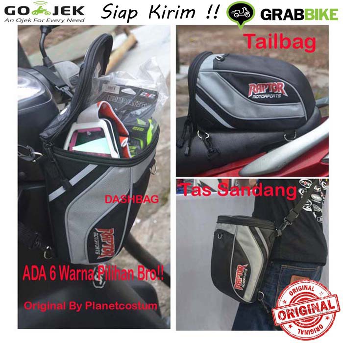 TAS MOTOR DASHBAG TAILBAG ORIGINAL BUKAN SIDEBAG TANKBAG BOX MOTOR YAMAHA HONDA KAWASAKI SUZUKI KLX-