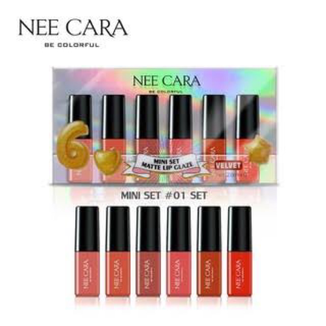 Nee Cara Mini Set Matte Lip Glaze