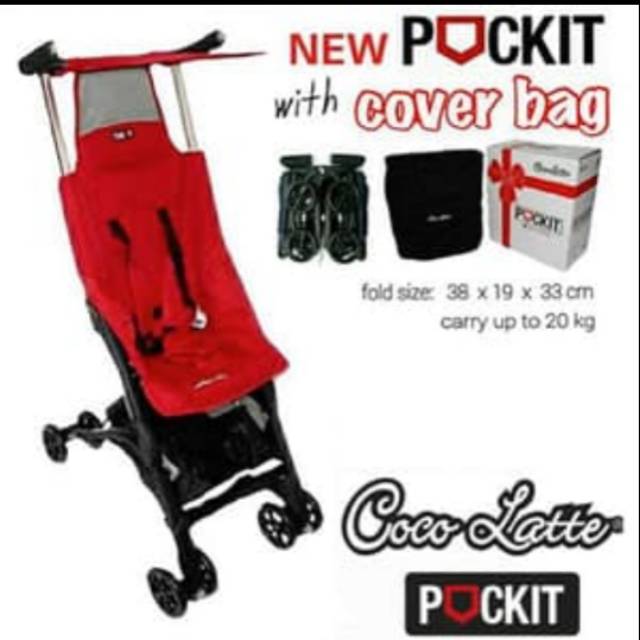 Stroller pockit cocolatte