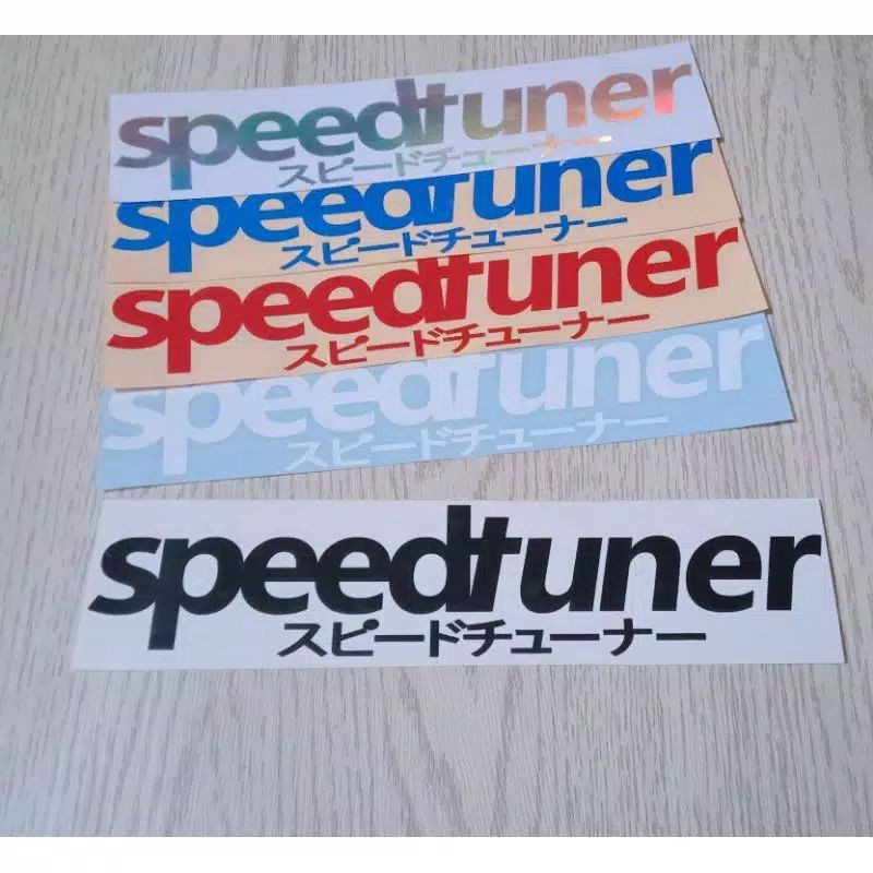 

STICKER SPEEDTUNER CUTTING