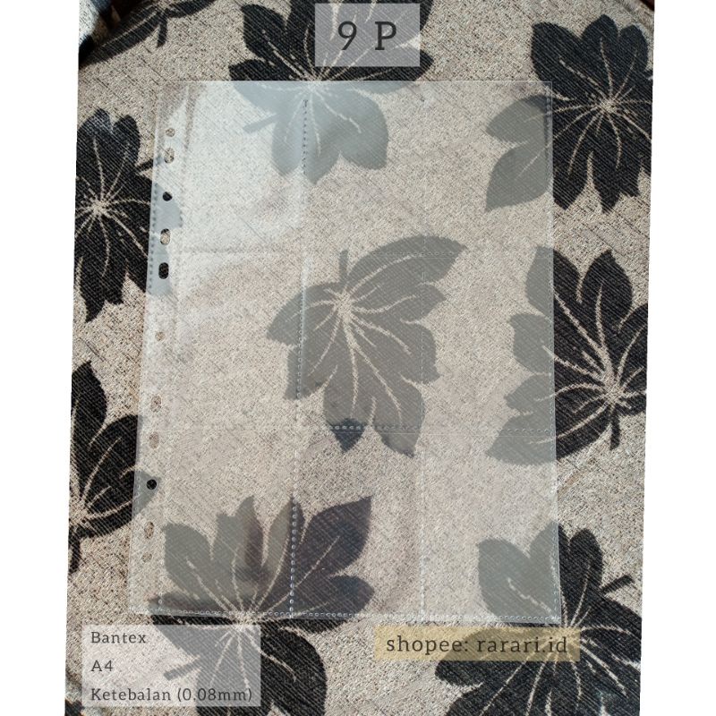 

A4 BANTEX Photocard Binder Sleeve 9P 10P