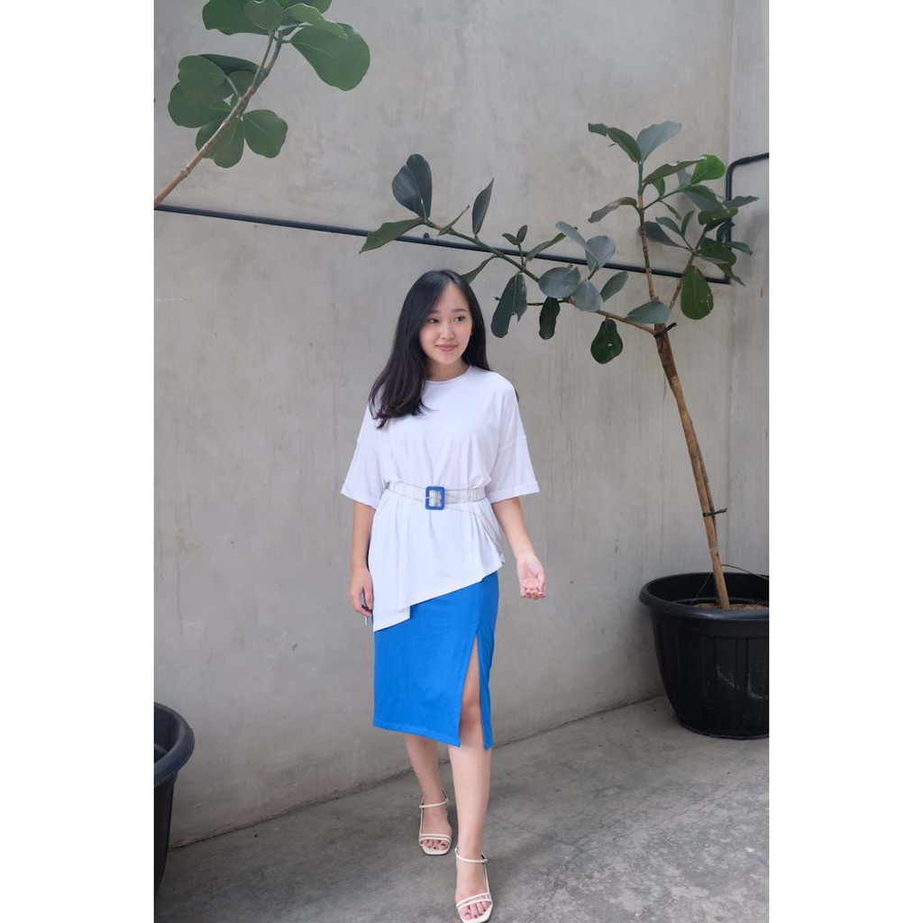 Kadaka S-0128 Set Comfy Asimetris with Belt