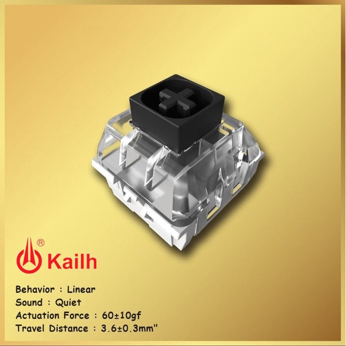 Kailh Box Black Mechanical Switch Linear Switch Switches Keyboard